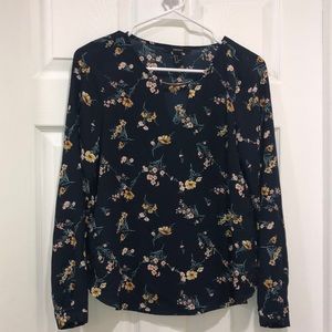 Women Long Sleeve Floral Blouse